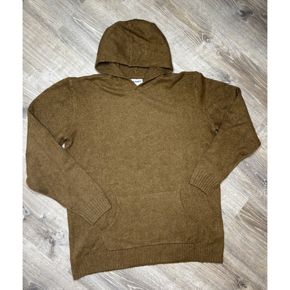 Old Navy Other - Old‎ Navy Men's Pullover Hooded Sweater Knit Brown Tan Size Large Tall New